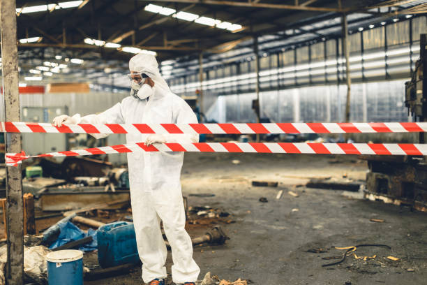 Professional Trauma Scene Cleanup technician working in Yutan, NE